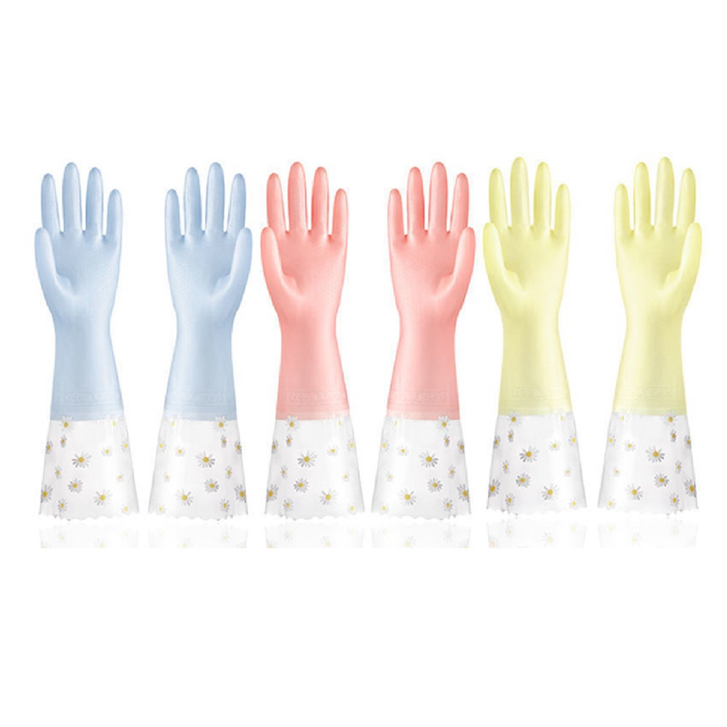 Rubber Glove Cleaning - Перчатки для мытья посуды, 3 пары