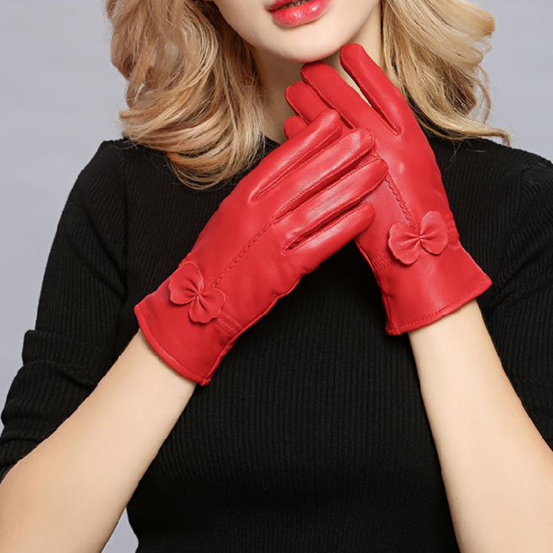 Wool Glove Lined - Женские зимние теплые перчатки из натуральной