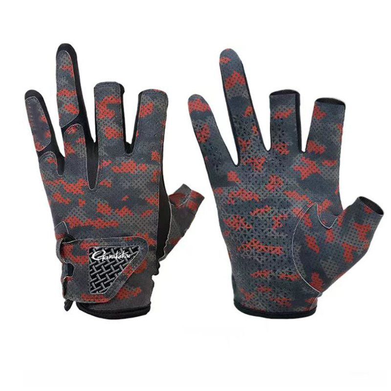 Cycling Glove Padded - Рыболовные перчатки Gamakatsu, противоскользящие летние дышащие