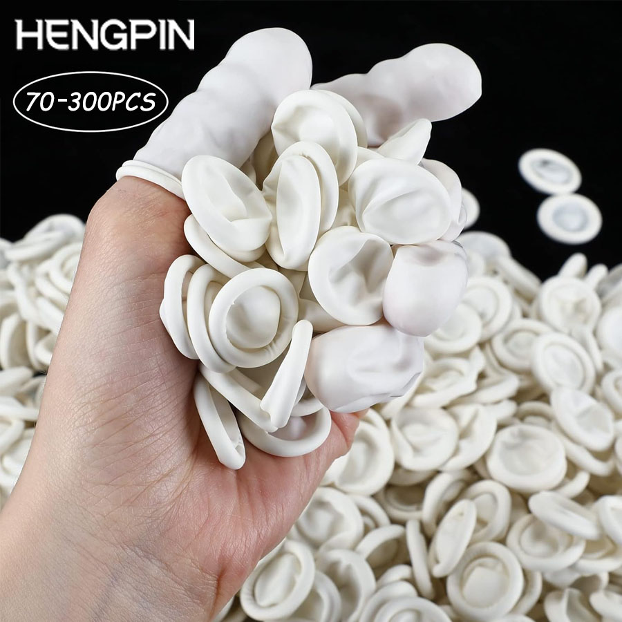 Latex Disposable Glove - HENGPIN 70/300 шт., защитные перчатки для