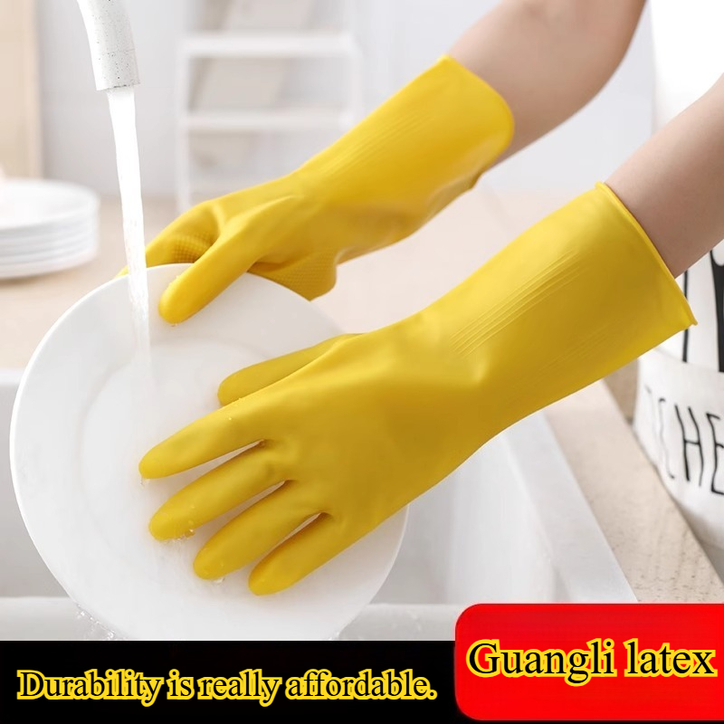 Dish Glove Rubber - 3 пары бытовых перчаток, бытовые женские