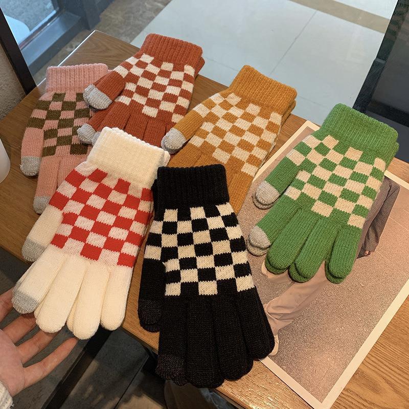 Magic Touch Glove - Зимние эластичные вязаные перчатки, женские модные