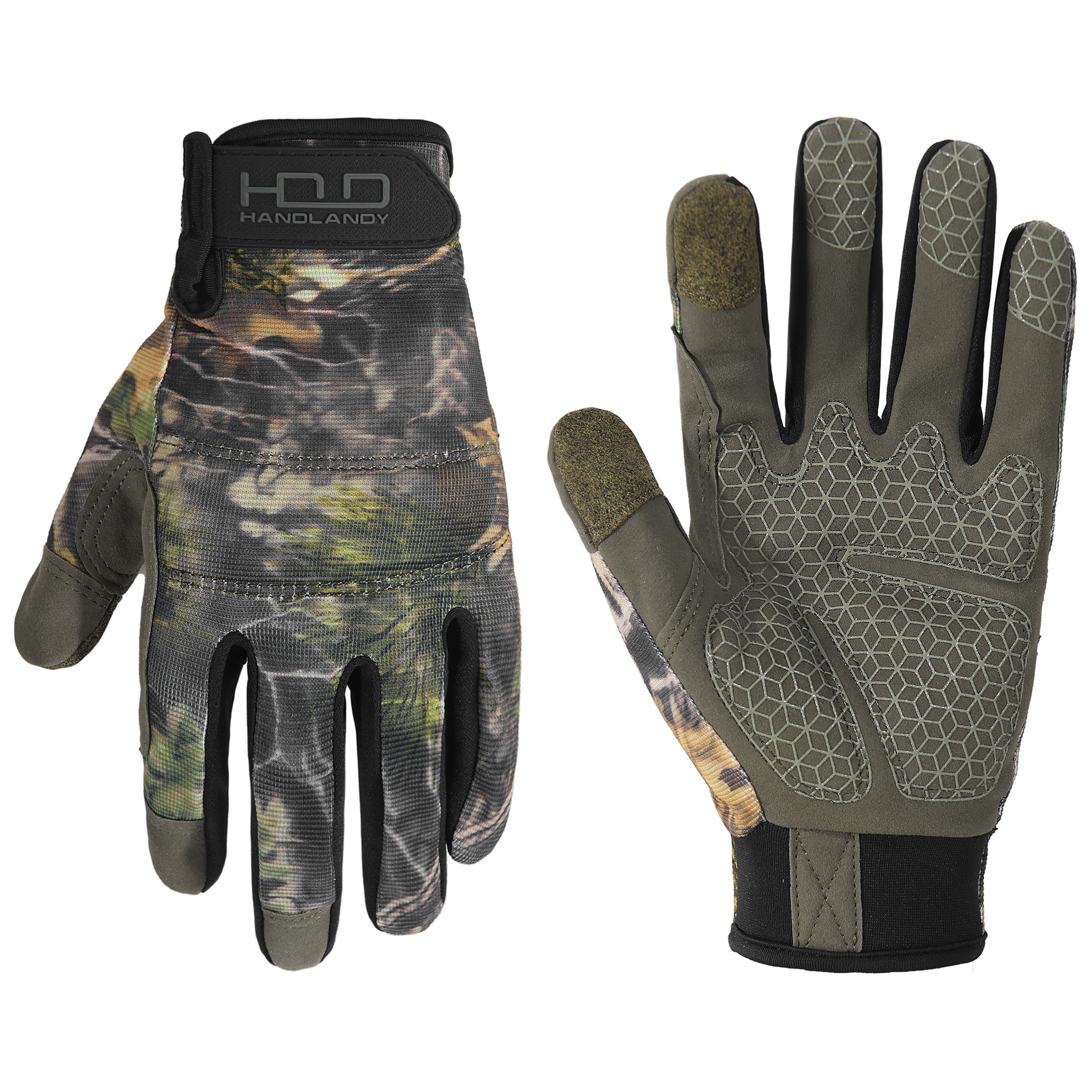 Work Glove Impact - Handlandy Stock, камуфляжные тактические рабочие перчатки