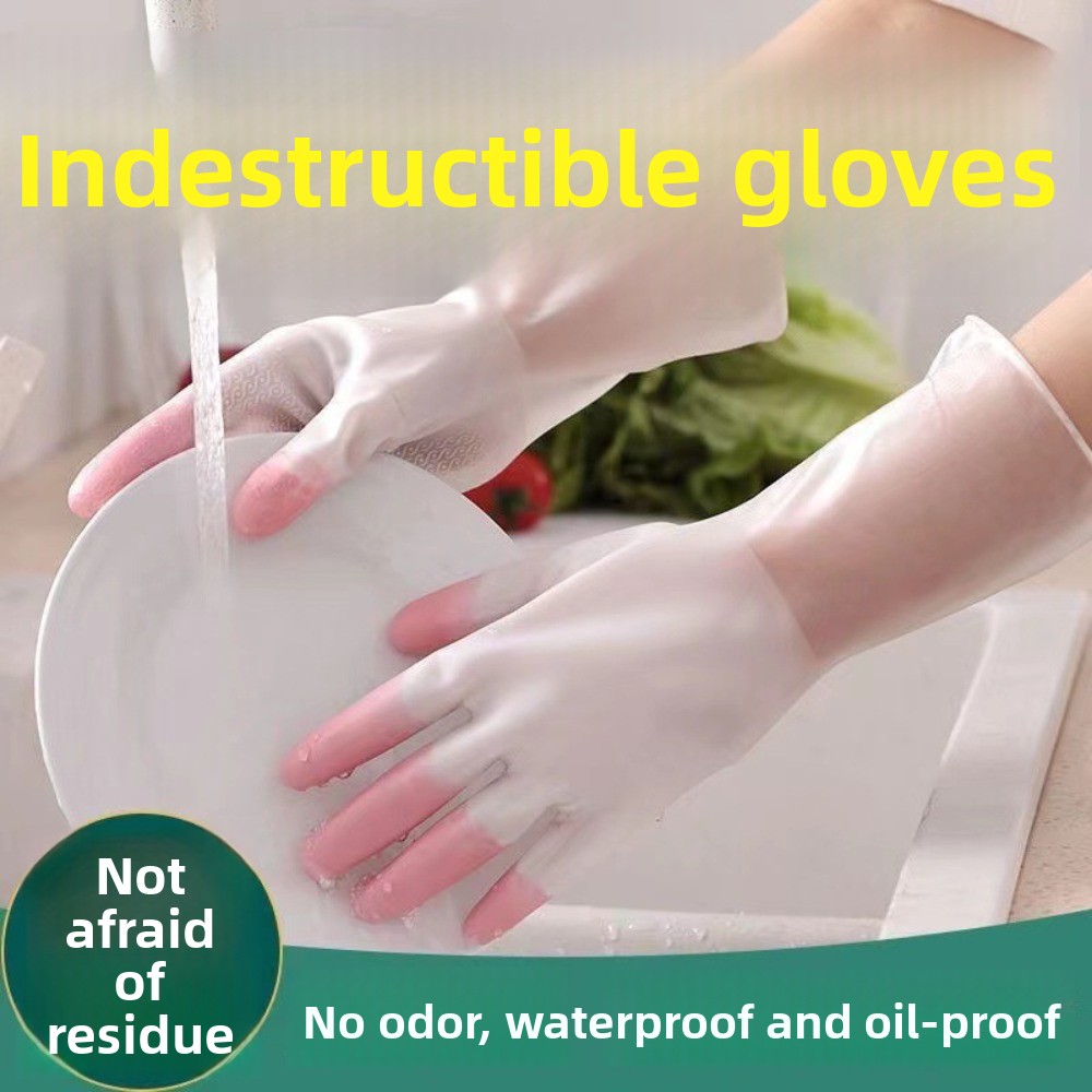 Rubber Glove Cleaning - Прочные утолщенные латексные перчатки для уборки,