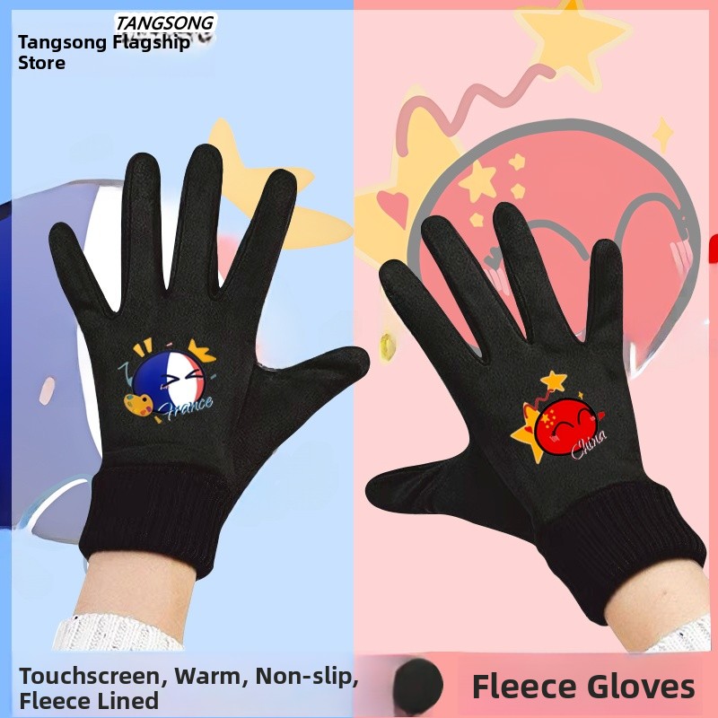 Cycling Glove Padded - Зимние велосипедные перчатки с сенсорным экраном,