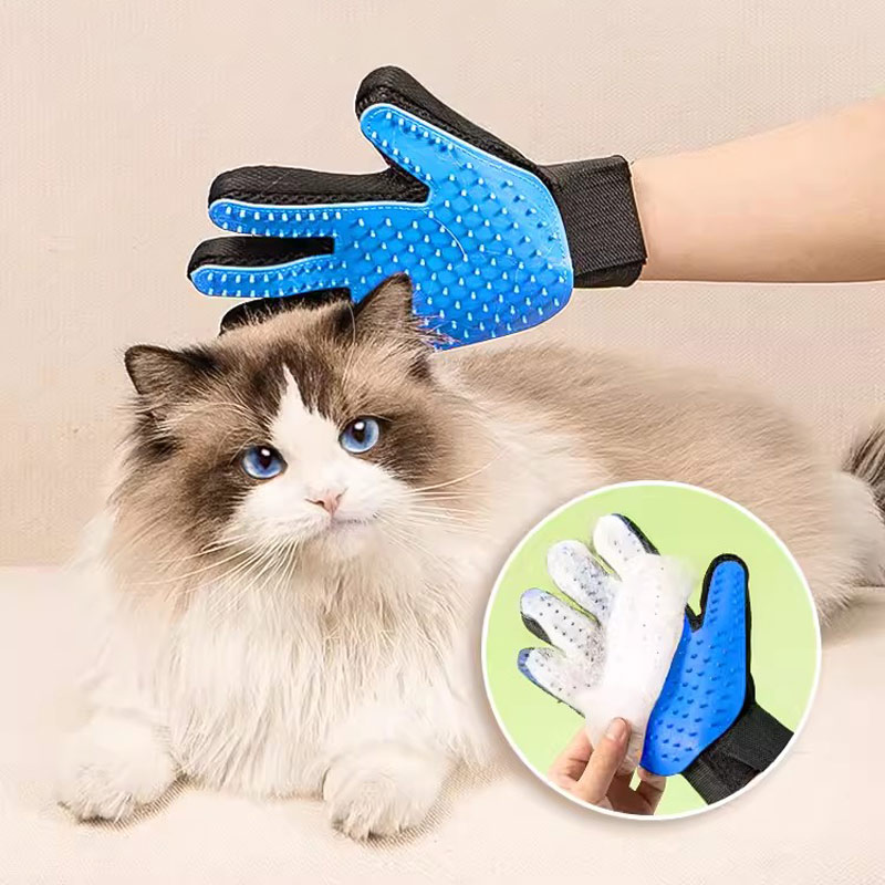 Rubber Glove Cleaning - Перчатки для удаления шерсти домашних животных,