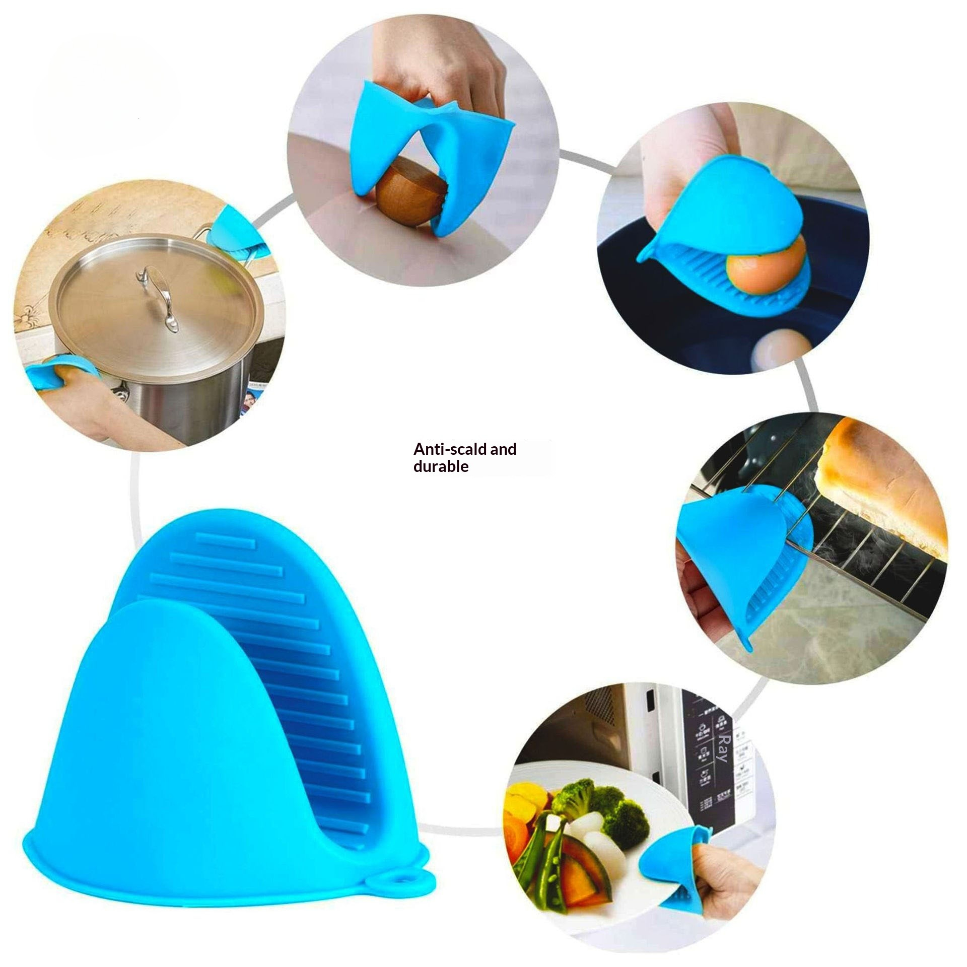 Oven Mitt Silicone - Силиконовые противотепловые перчатки для микроволновых печей