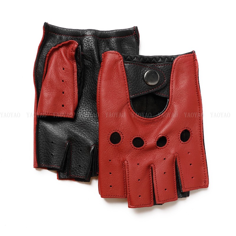 Leather Driving Glove - Весенние мужские перчатки из 100% натуральной