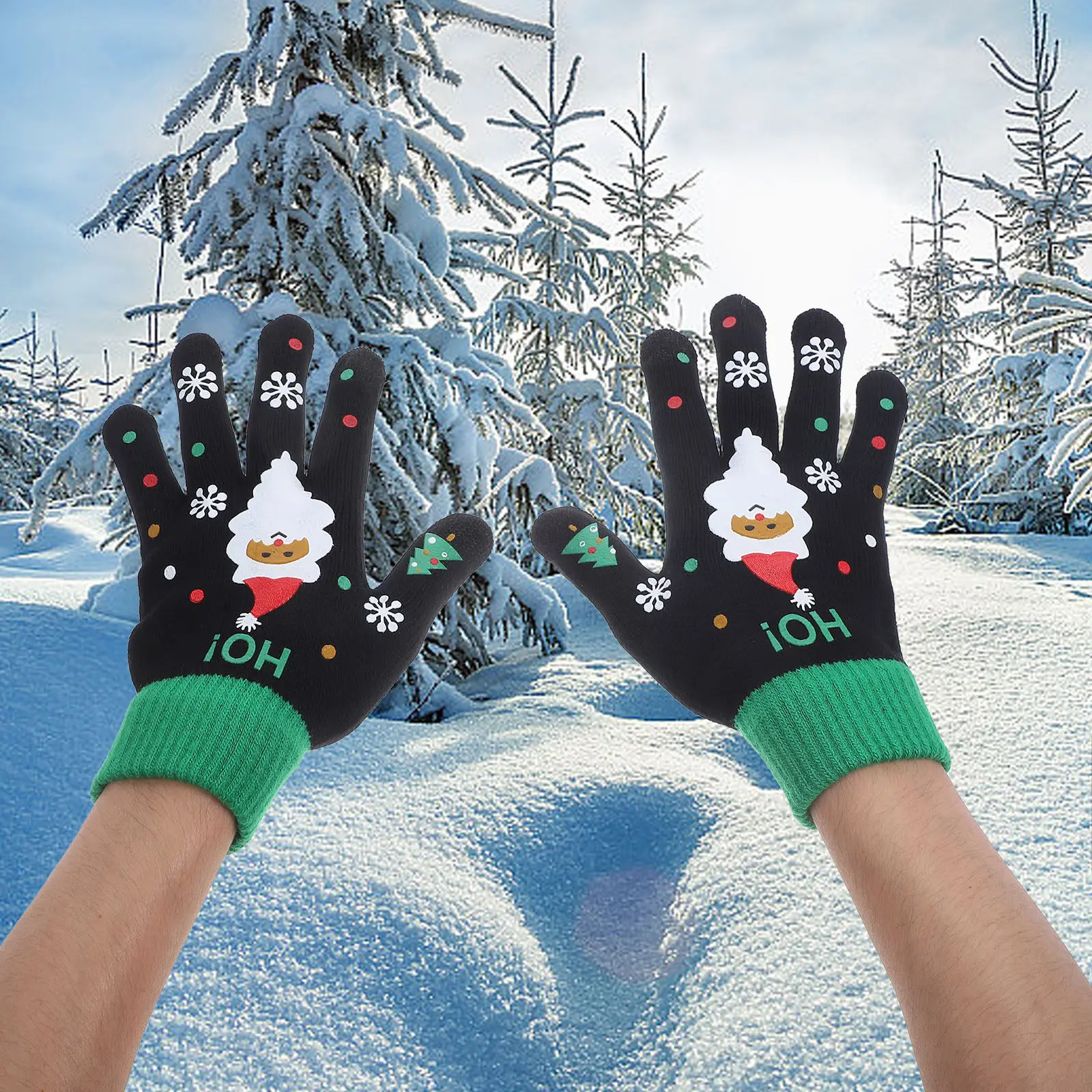 Wool Glove Lined - 1-20 пар зимних вязаных перчаток с