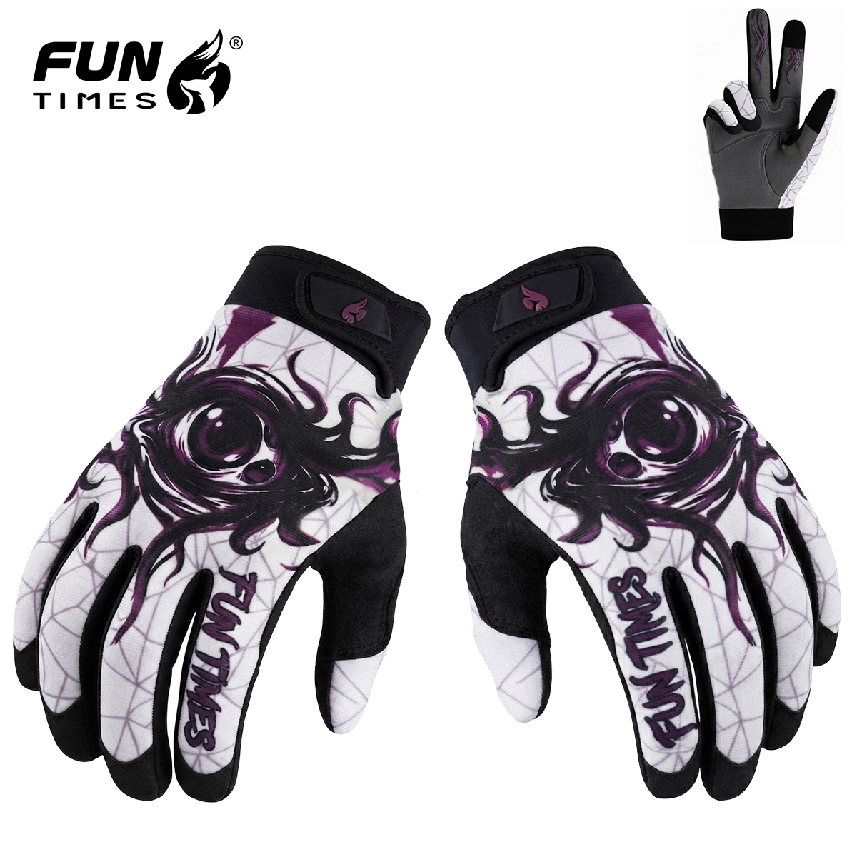 Magic Touch Glove - Перчатки FUNTIMES Purple Magic Eye с