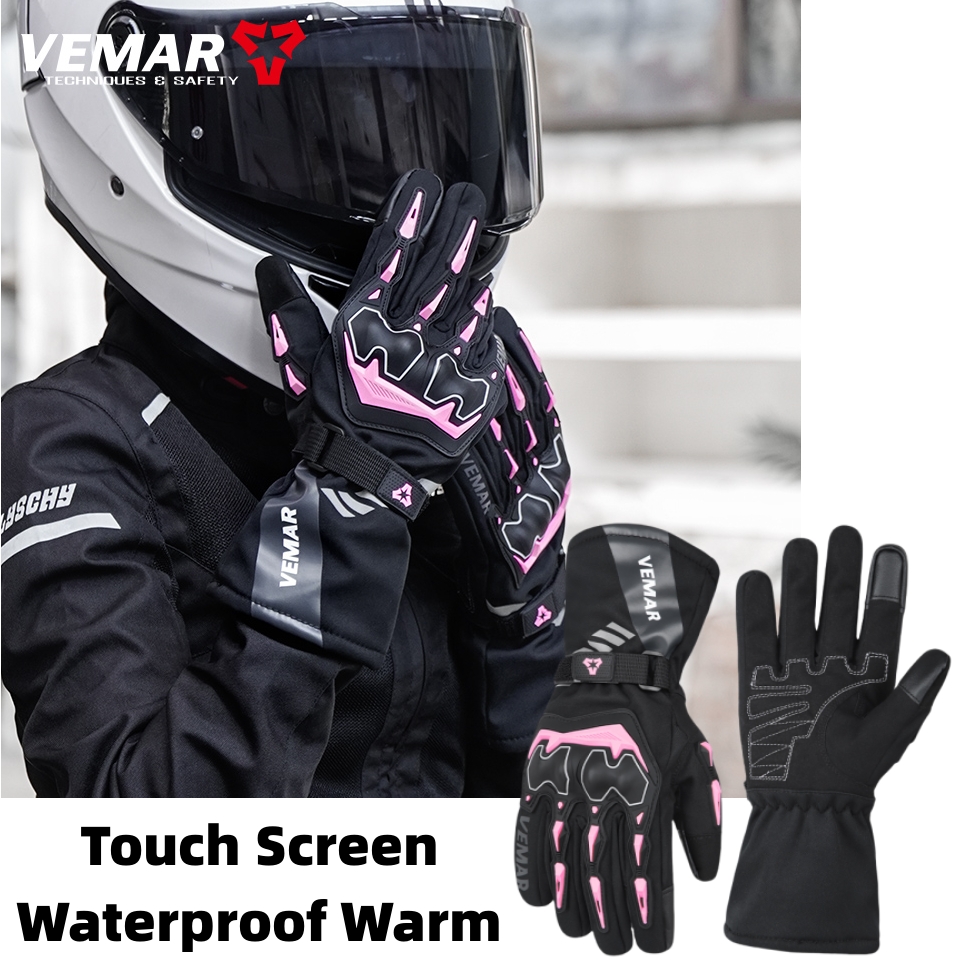 Winter Glove Insulated - VE-01 водонепроницаемые зимние мотоциклетные перчатки для
