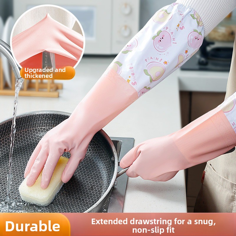 Dish Glove Rubber - Зимние теплые водонепроницаемые перчатки для мытья