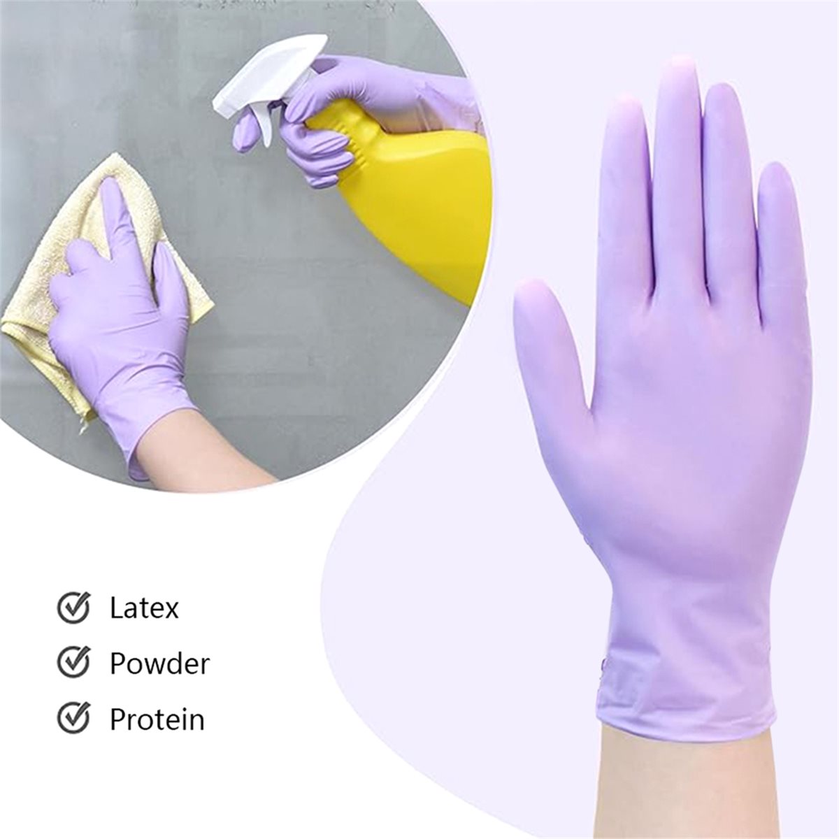 Exam Glove Nitrile - Высокое качество, 100 шт., нитриловые смотровые