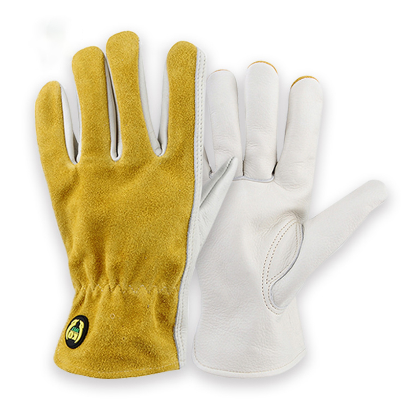 Leather Driving Glove - Кожаные Защитные рабочие перчатки, перчатки для