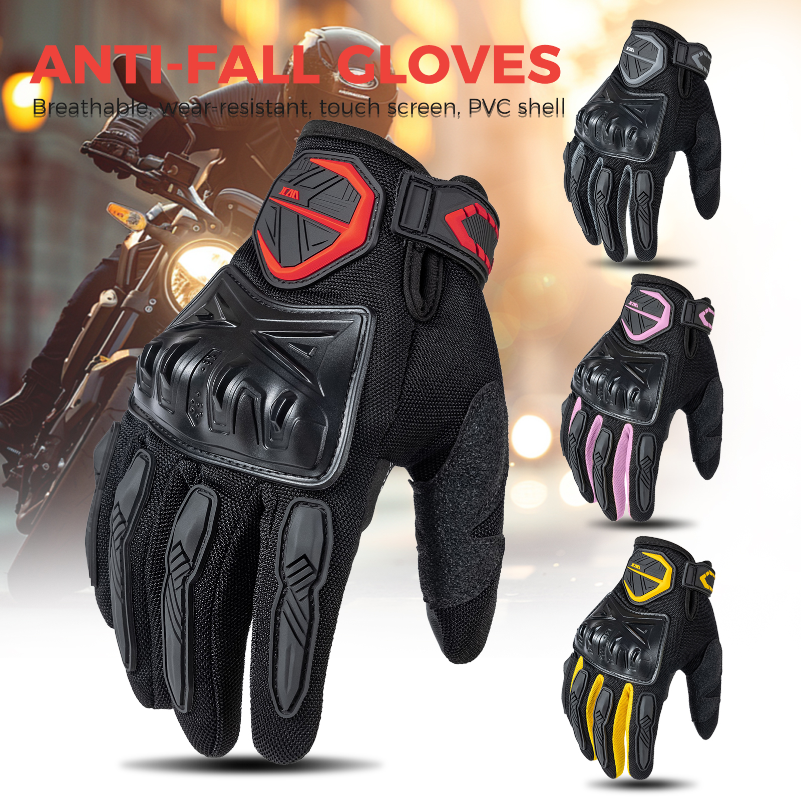 Cycling Glove Padded - Летние мотоциклетные перчатки для мужчин и