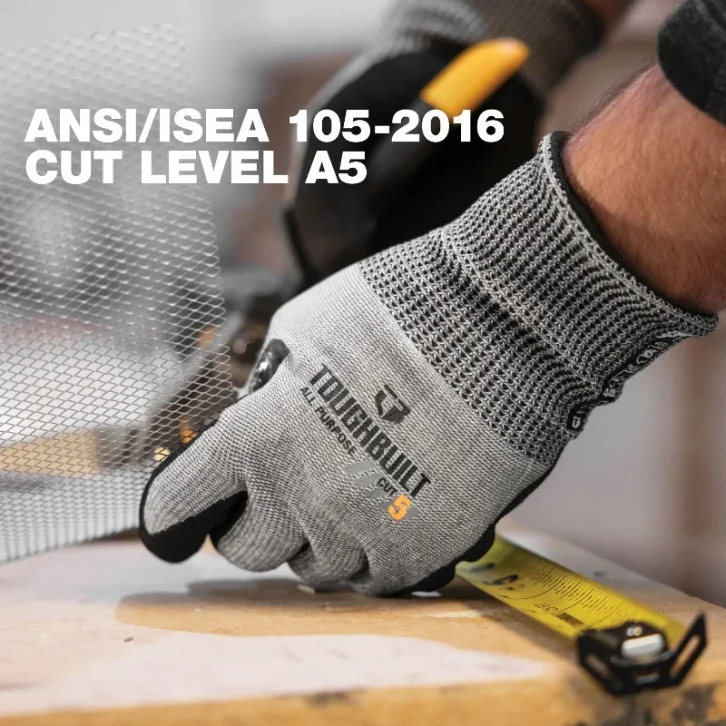 Cut Resistant Glove - ToughBuilt TB-P2-112-5-L нитриловые супер устойчивые к