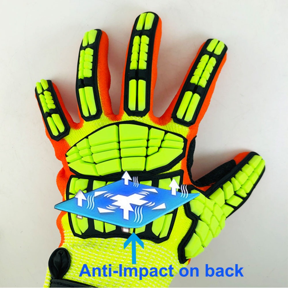 Work Glove Impact - Перчатки защитные противоударные, с защитой от