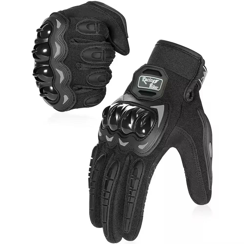 Motorcycle Glove Knuckle - Летние мотоциклетные перчатки, дышащие, с жесткими
