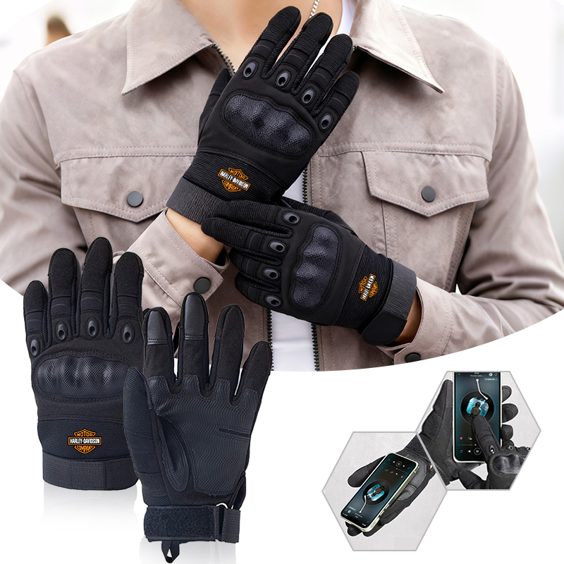 Leather Driving Glove - Мотоциклетные перчатки из натуральной кожи с