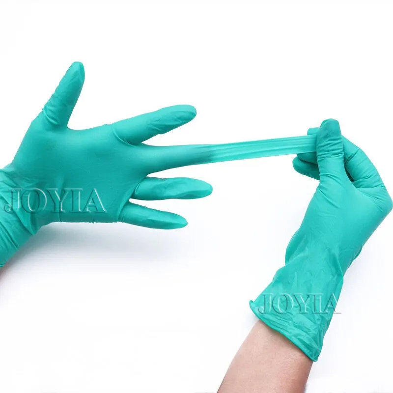 Зеленые одноразовые перчатки,  – обзор и цена Exam Glove Nitrile