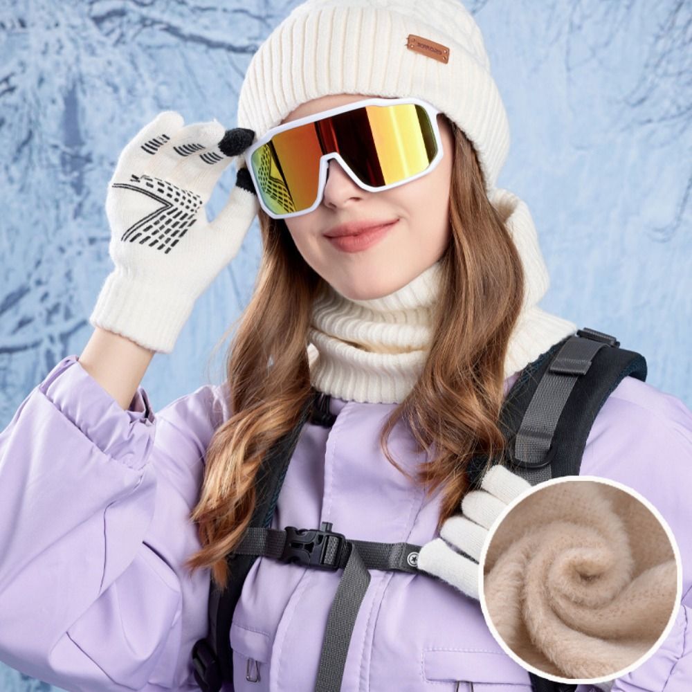 3 шт., однотонная шапка для пе – обзор и цена Wool Glove Lined