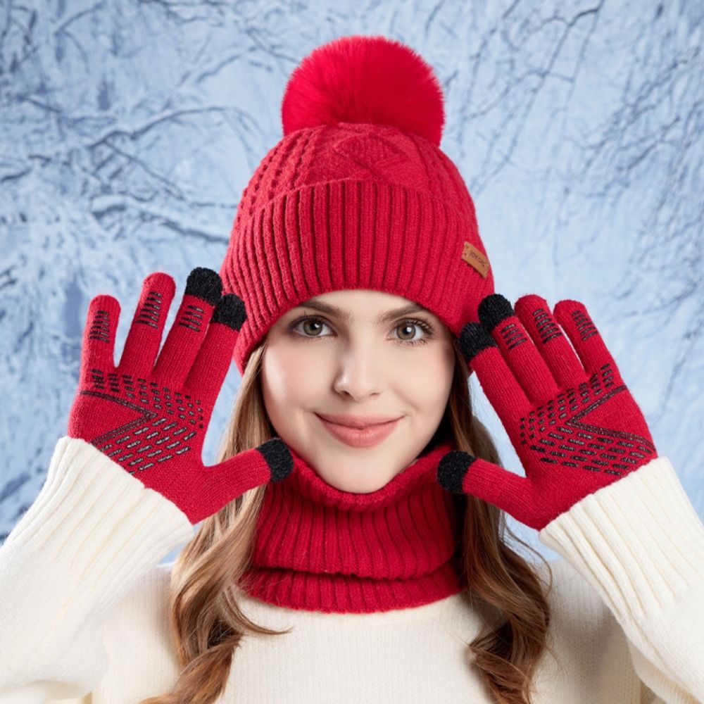 3 шт., однотонная шапка для пе – обзор и цена Wool Glove Lined