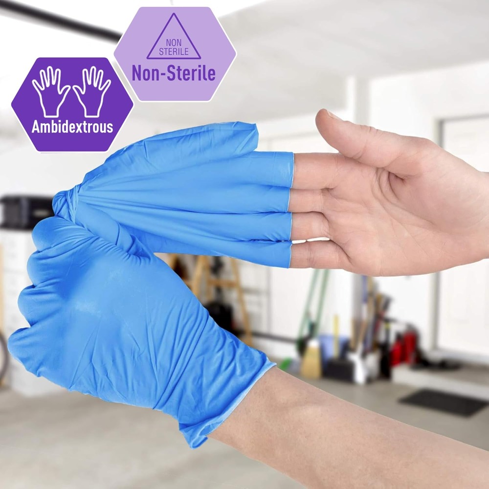 Перчатки для осмотра из смеси  – обзор и цена Exam Glove Nitrile