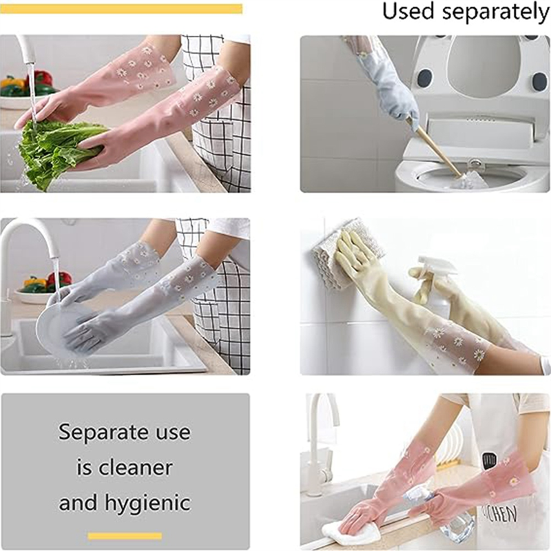 Перчатки для мытья посуды, 3 п – обзор и цена Rubber Glove Cleaning