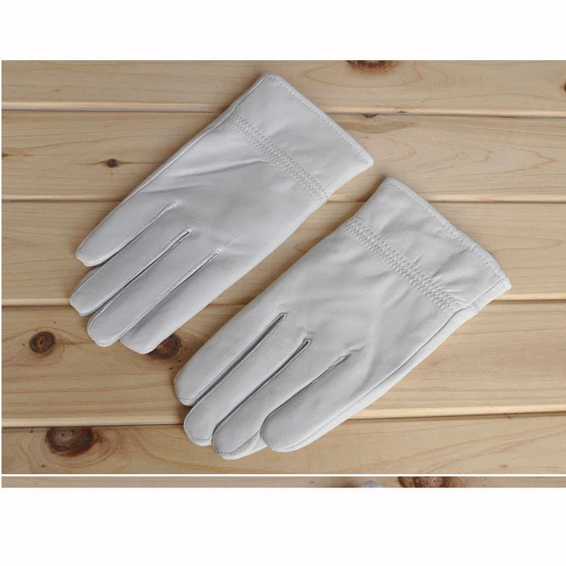 2025 зимние белые перчатки из  – обзор и цена Leather Driving Glove