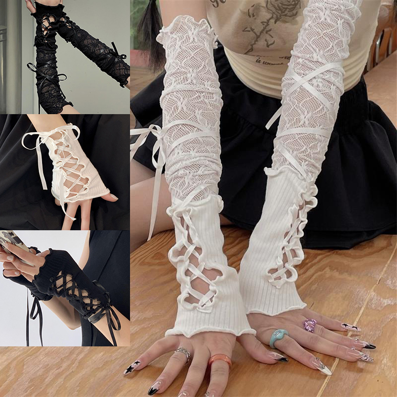 Женские кружевные перчатки без – обзор и цена Fingerless Glove Knit
