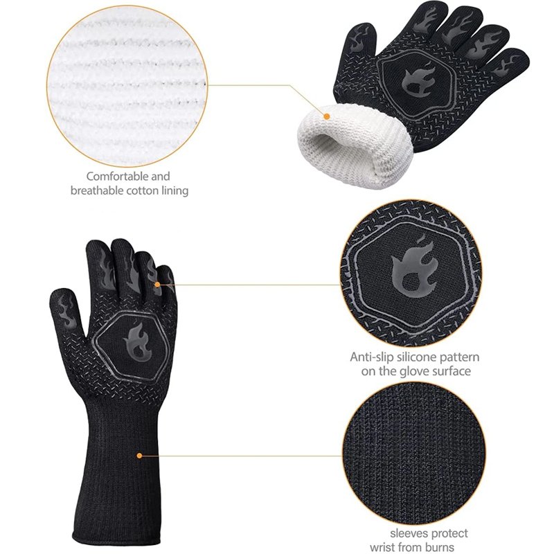 Пара термостойких огнеупорных  – обзор и цена Heat Resistant Glove