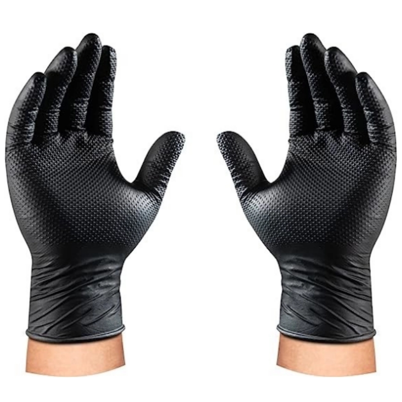 Прочные черные нитриловые перч – обзор и цена Nitrile Mechanic Glove