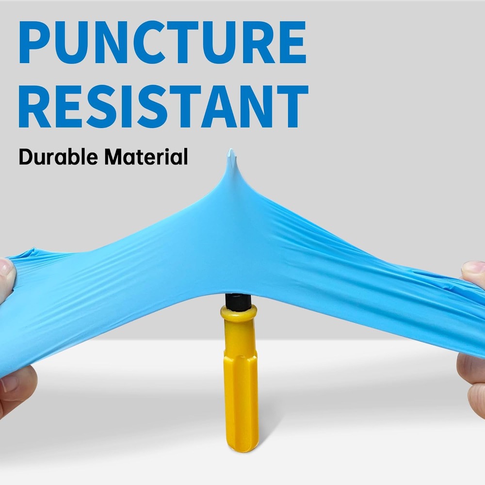 Синие нитриловые одноразовые с – обзор и цена Exam Glove Nitrile