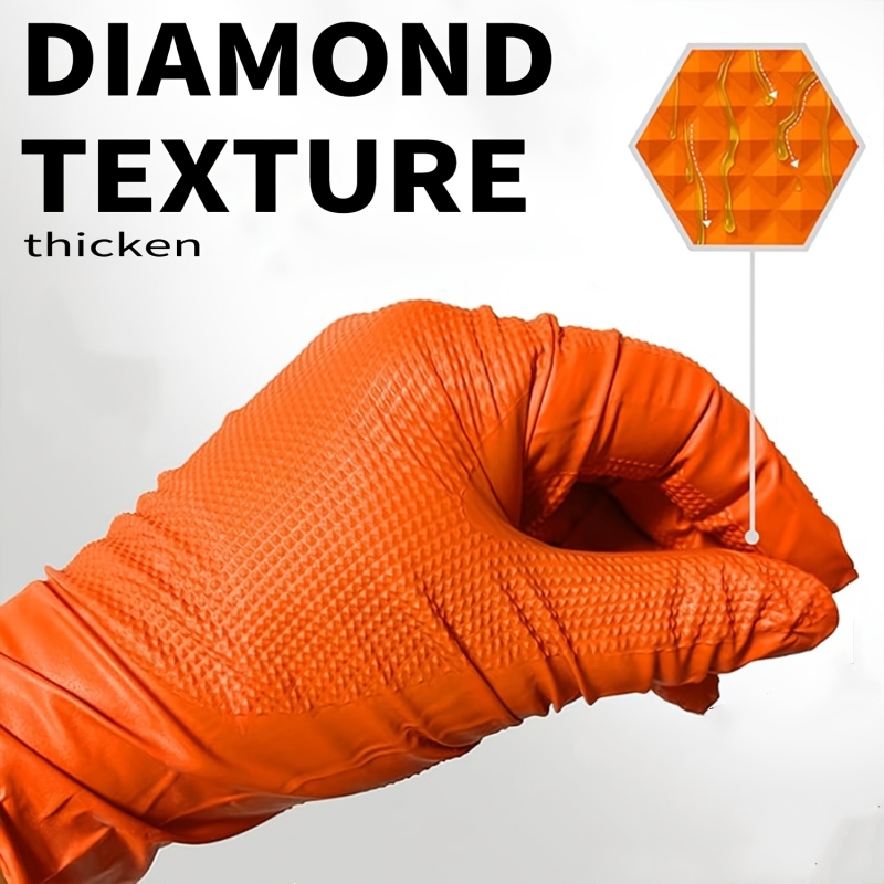 Прочные оранжевые нитриловые п – обзор и цена Nitrile Mechanic Glove