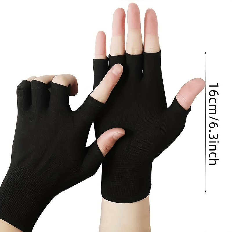 Черные вязаные перчатки без па – обзор и цена Fingerless Glove Knit