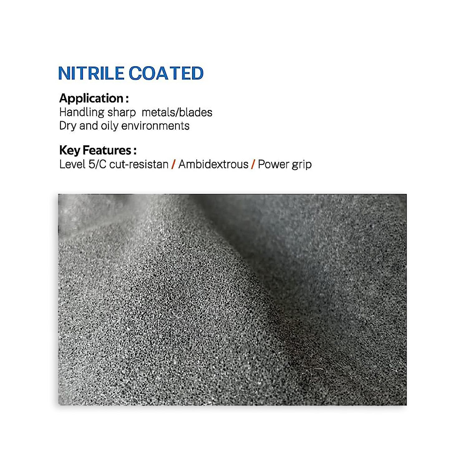1/3 пары, устойчивые к порезам – обзор и цена Nitrile Mechanic Glove