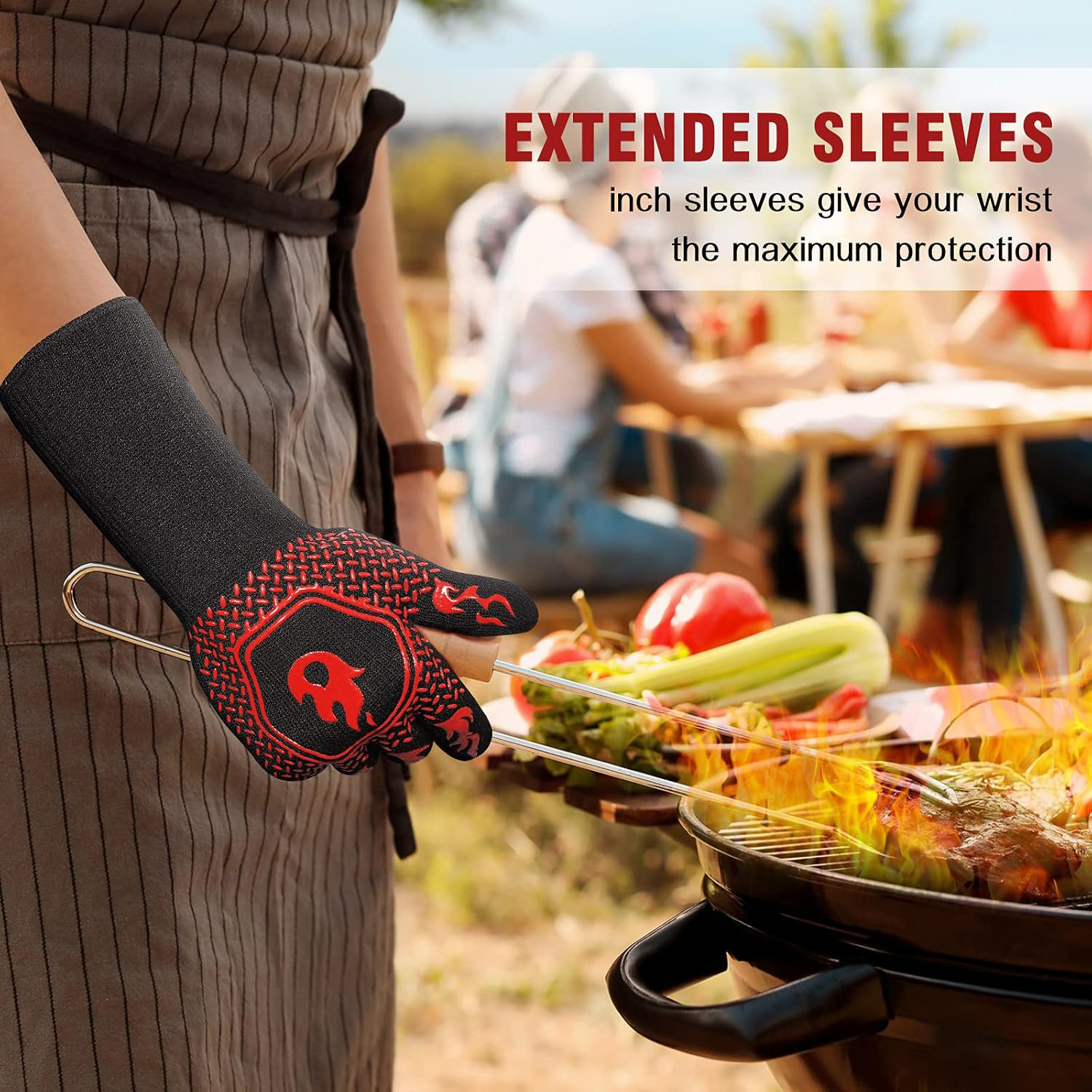 Перчатки для гриля для барбекю – обзор и цена Oven Mitt Silicone
