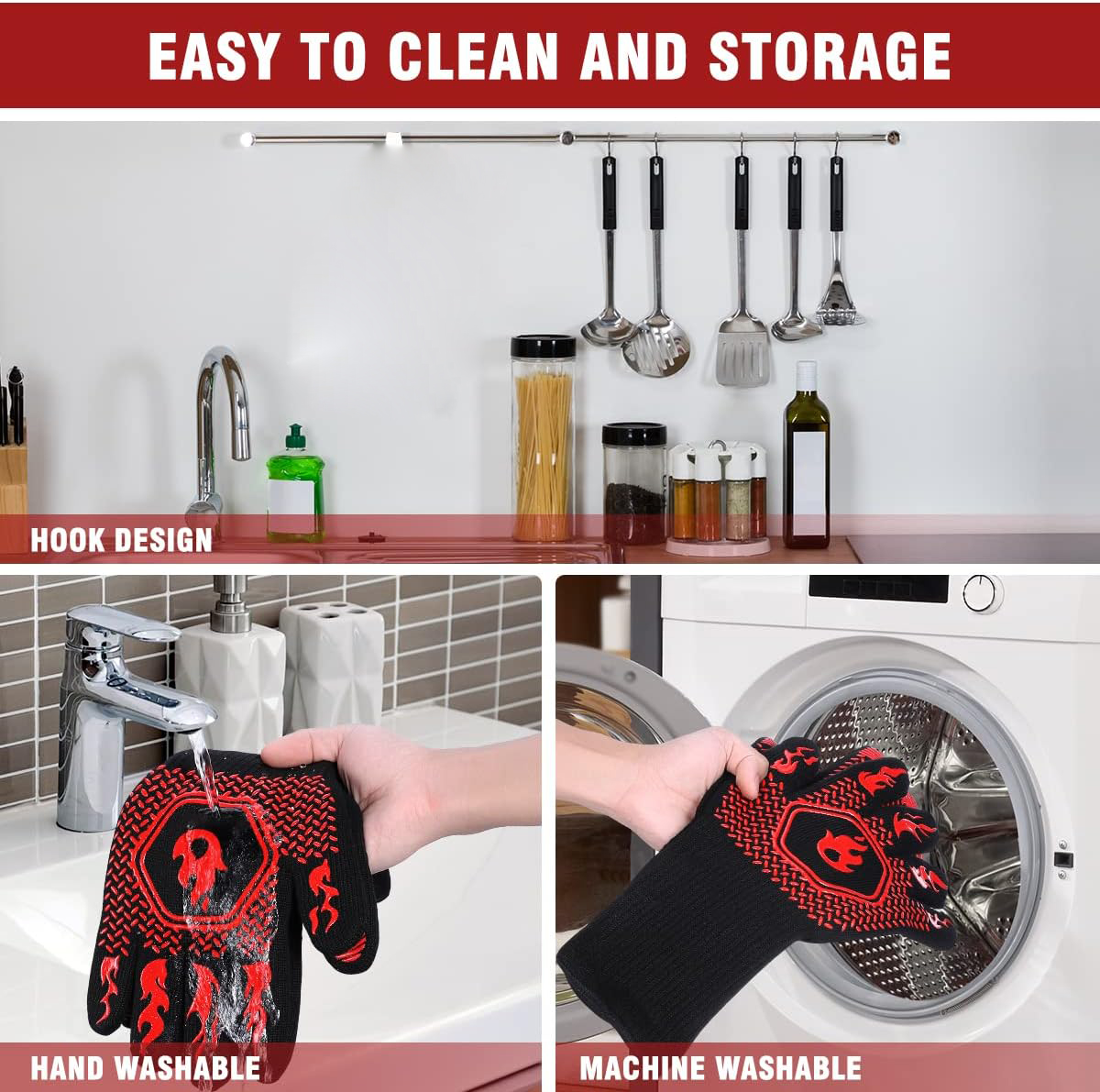 Перчатки для гриля для барбекю – обзор и цена Oven Mitt Silicone