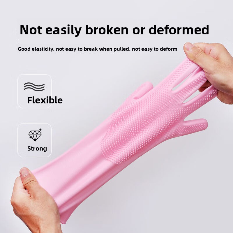 Силиконовые перчатки для мытья – обзор и цена Dish Glove Rubber