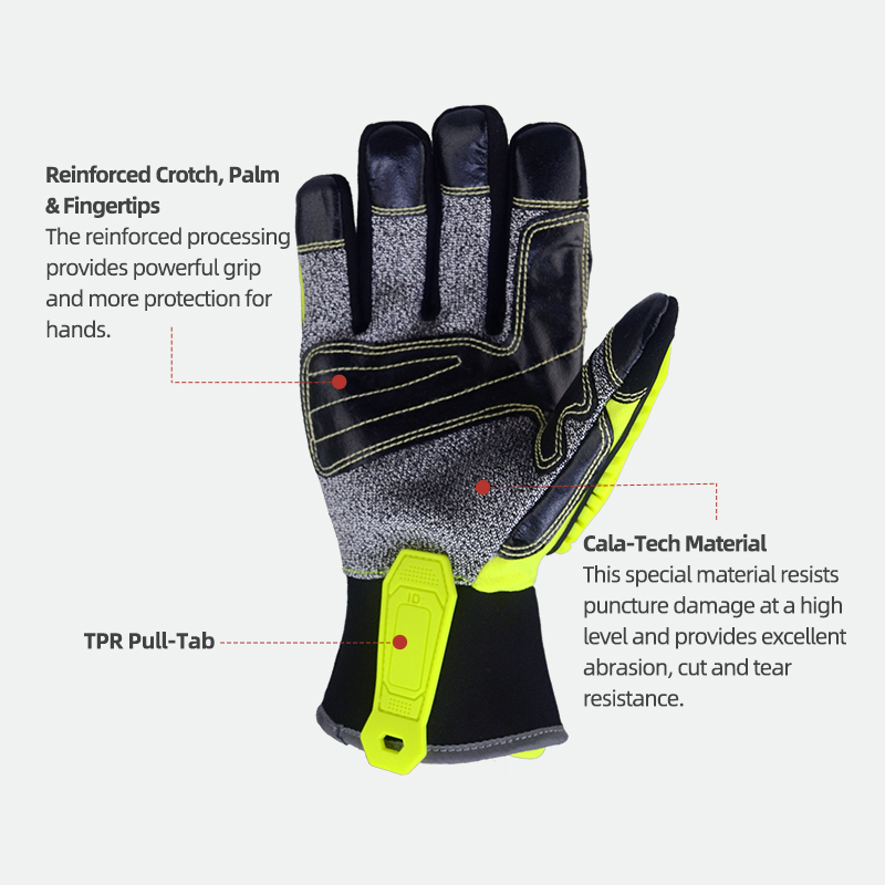 Рабочие перчатки XYEHS ANSI CU – обзор и цена Work Glove Impact