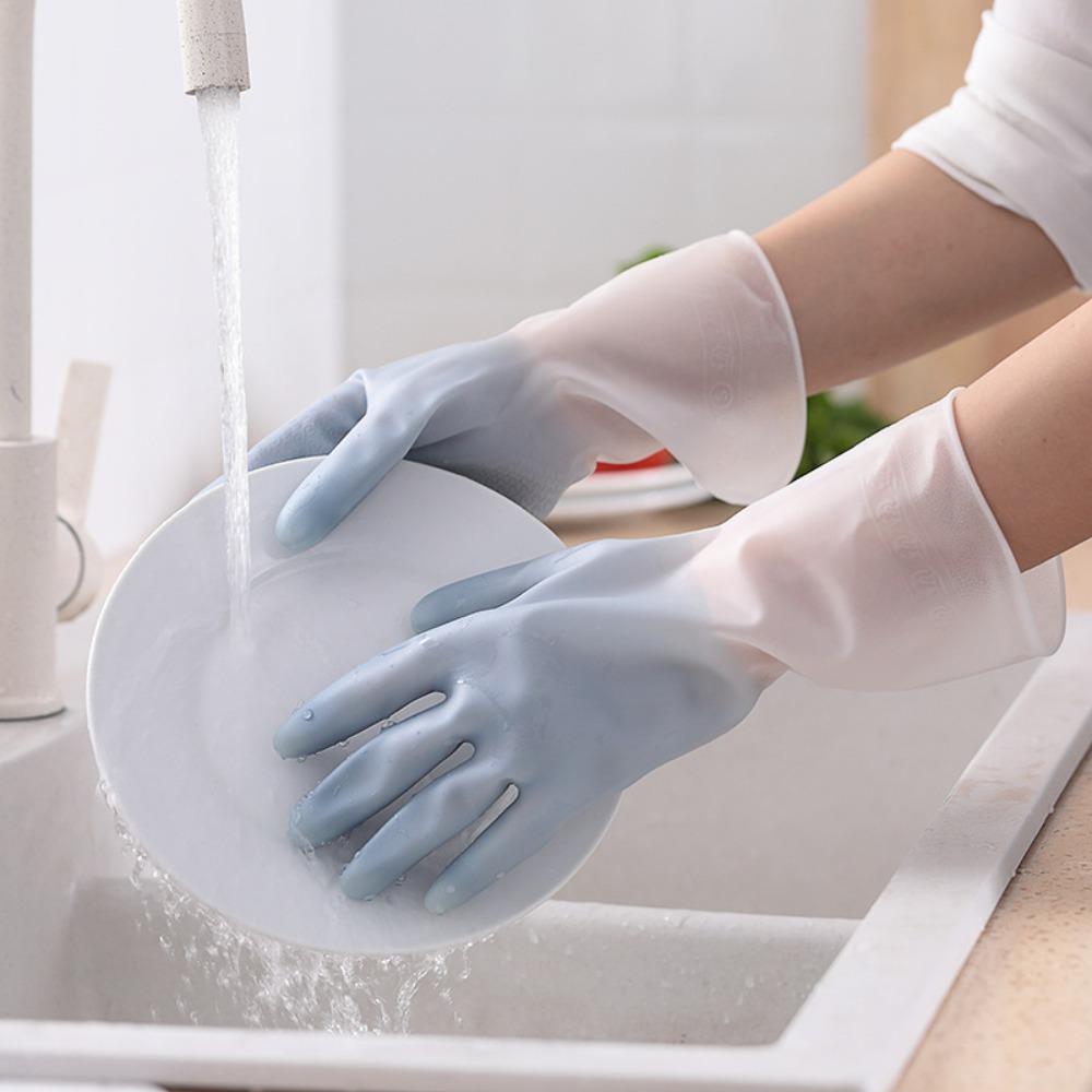 Прочные утолщенные латексные п – обзор и цена Rubber Glove Cleaning