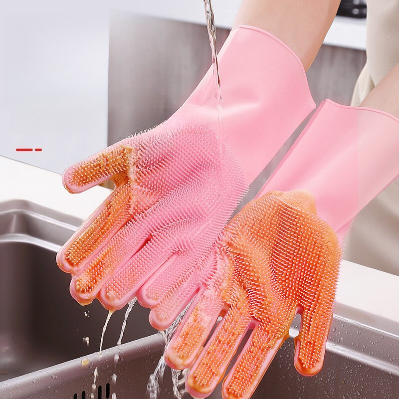 Силиконовые перчатки для мытья – обзор и цена Dish Glove Rubber