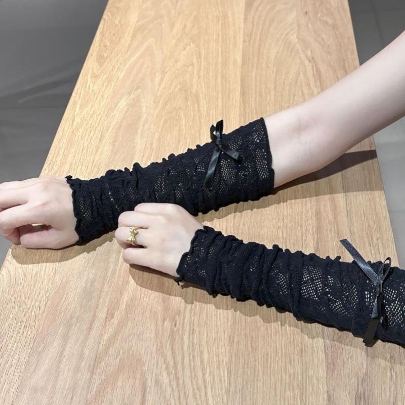 Женские готические перчатки бе – обзор и цена Fingerless Glove Knit