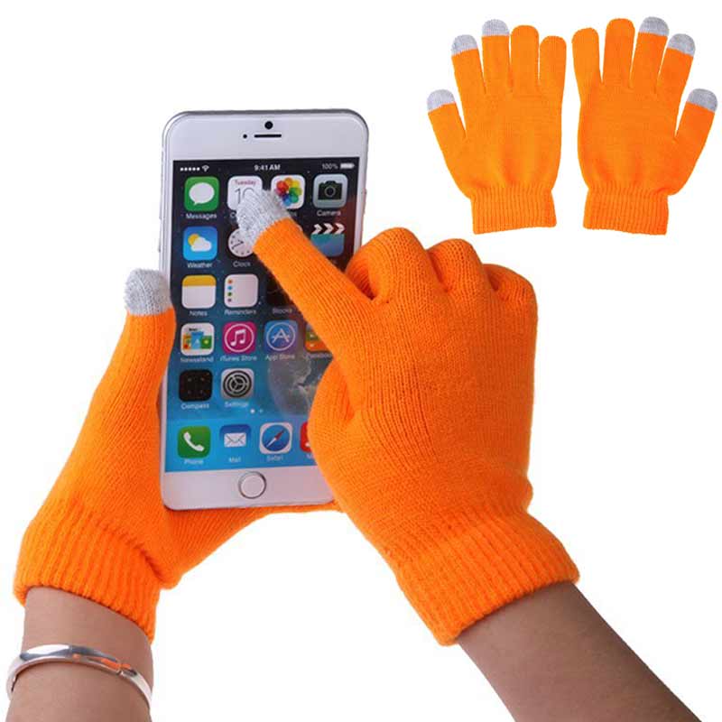 Унисекс зимние теплые вязаные  – обзор и цена Touchscreen Glove Capacitive