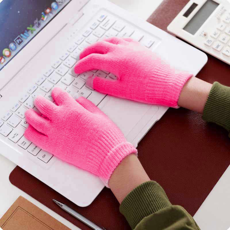 Унисекс зимние теплые вязаные  – обзор и цена Touchscreen Glove Capacitive