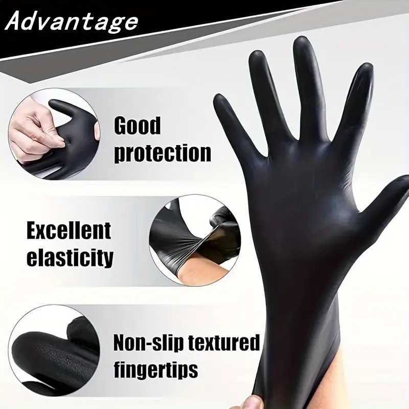 20 шт. черные одноразовые нитр – обзор и цена Latex Disposable Glove