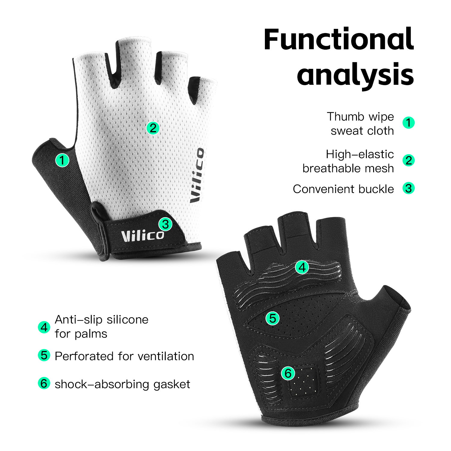 Велоперчатки VILICO дышащие, п – обзор и цена Workout Glove Gym