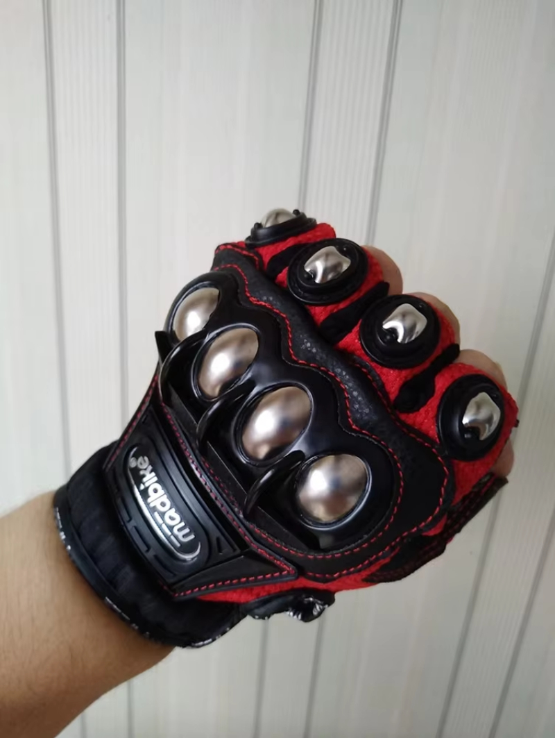 Тактические перчатки со стальн – обзор и цена Motorcycle Glove Knuckle