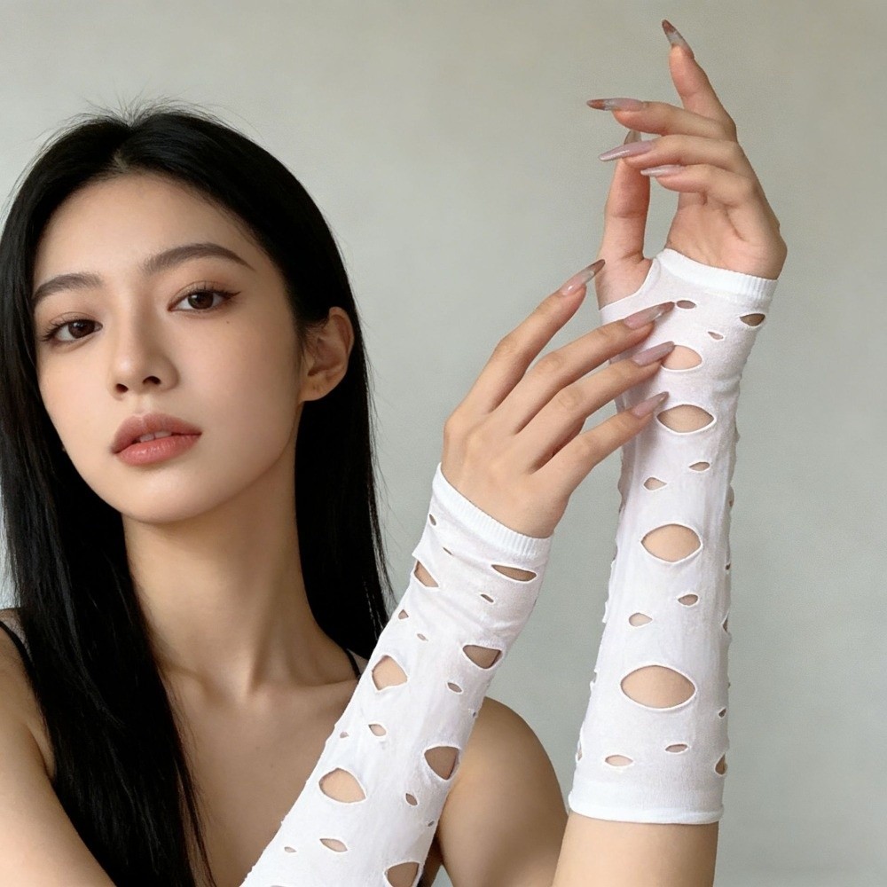 Вязаные эластичные рукава-перч – обзор и цена Fingerless Glove Knit