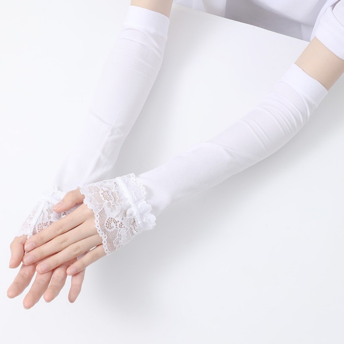 Женские длинные эластичные пер – обзор и цена Fingerless Glove Knit